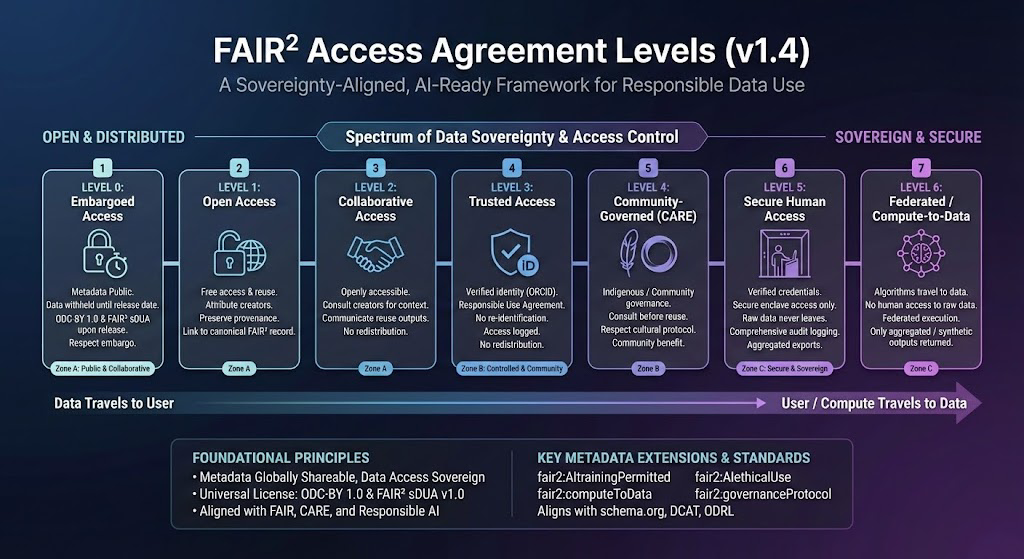 FAIR² Access Agreement Levels diagram
